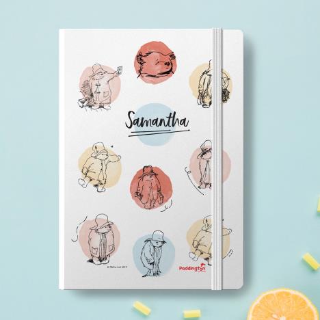 Personalised Paddington Bear Spotty Notebook Extra Image 1